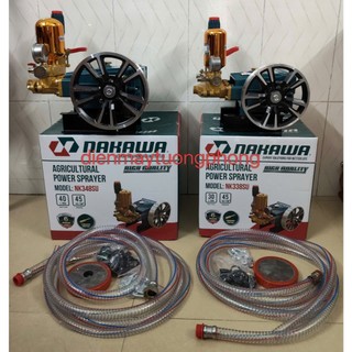  Đầu phun xịt rửa xe Nakawa NK338SU 1hp sứ-2hp sứ  sử dụng công nghệ Nhật Bản 