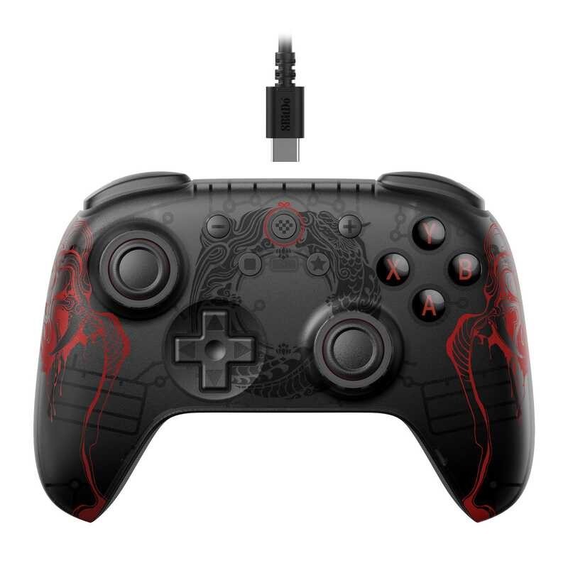 Tay cầm chơi game có dây 8BitDo Ultimate 2C Black Myth Wukong - Chính Hãng