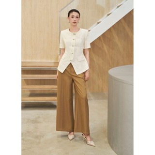  Áo Ren Peplum Thiết Kế Nắp Túi Giả Xinh Xắn Áo Mặc Đi Làm Đi Chơi Xinh Xắn 