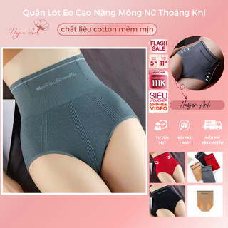  Quần Lót Eo Cao Nâng Mông Nữ Thoáng Khí Chất liệu cotton mềm mịn _ Huyền Anh Bikini 