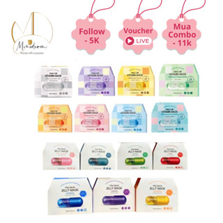 Hộp mặt nạ BANOBAGI dưỡng ẩm, làm sáng da, phục hồi da, chống lão hóa, làm dịu