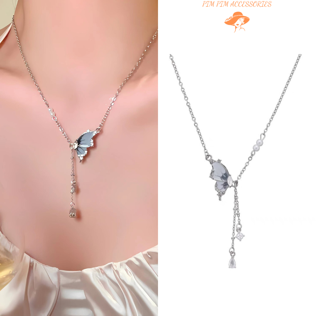 Dây Chuyền Nữ Hồ Điệp Sang Chảnh Lộng Lẫy – Phụ Kiện Trang Sức Thời Trang Hàn Quốc
