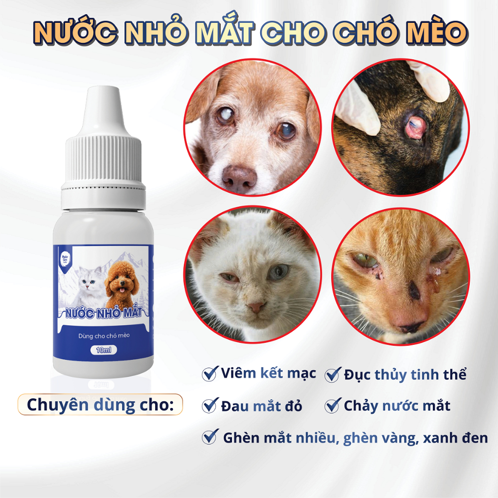 Nhỏ Mắt Chó Mèo Chống Chảy Nước Mắt Ố Lông Mắt Chảy Ghèn Cân Bằng Điều Tiết Tuyến Lệ MASTERCARE