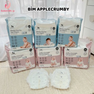  Tã Bỉm Dán Quần Applecrumby Slimdry & Airplus Cao Cấp Đủ Size Cho Bé Từ Sơ Sinh  1 Bịch  