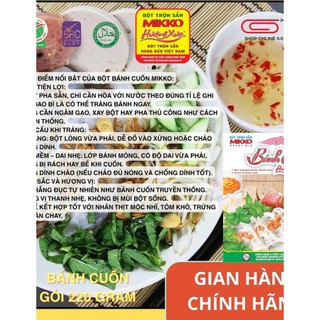 Bột bánh cuốn Mikko hương xưa 220g