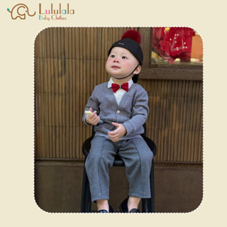  Bộ đồ công tử dài tay style Hàn Quốc cho bé trai từ 7 - 19kg mặc Tết sinh nhật cưới hỏi vải xuất dư xịn | BCT009 