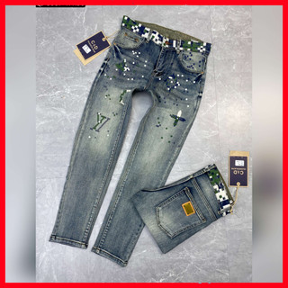 Quần jean bò nam skinny wash mài xanh (Hoả Tốc - Hà Nội) 🌟 QJ-6069