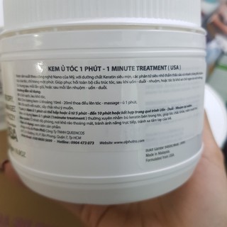 KEM Ủ TÓC 1 PHÚT - ONE MINUTE TREATMENT BEAUTIFUL - Alphatra Classic official - 500ml