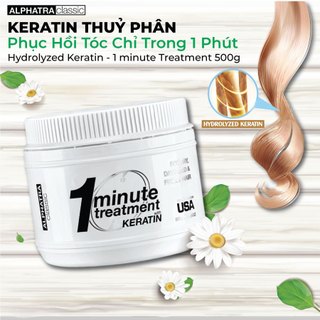 KEM Ủ TÓC 1 PHÚT - ONE MINUTE TREATMENT BEAUTIFUL - Alphatra Classic official - 500ml