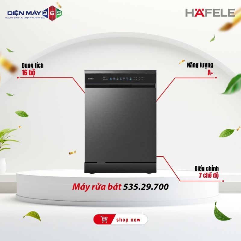 Máy Rửa Bát Hafele HDW-F6072B 535.29.700 – Thiết Kế Hiện Đại, Tiết Kiệm Nước, Sấy Khô Tăng Cường