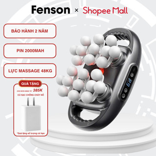 Máy mát xa cầm tay 22 đầu chính hãng Fenson, mát xa toàn thân 9 cường độ và 9 cấp độ điều chỉnh - bảo hành 2 năm