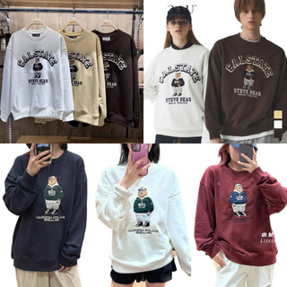 | Tự Chụp Sẵn | Áo sweater Who. a.u gấu thêu tay dài from nam nữ
