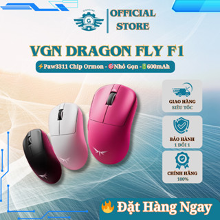 [⚡Cực Hot] Chuột Gaming Không Dây VGN VXE F1 SE | Cảm Biến Paw3311 | Chip CX52850E | Siêu Nhẹ | 100H