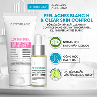  Serum Peel Acnes Blanc H-20ml  + Sữa Rửa Mặt Dịu Nhẹ Detox Blanc 150ml 