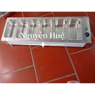 Bếp hâm nóng, giữ nóng thức ăn 6 khay 1/3 thể tích 3.5 lít