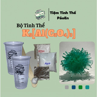   K3Al  Bộ dụng cụ làm tinh thể   có giấy hướng dẫn   
