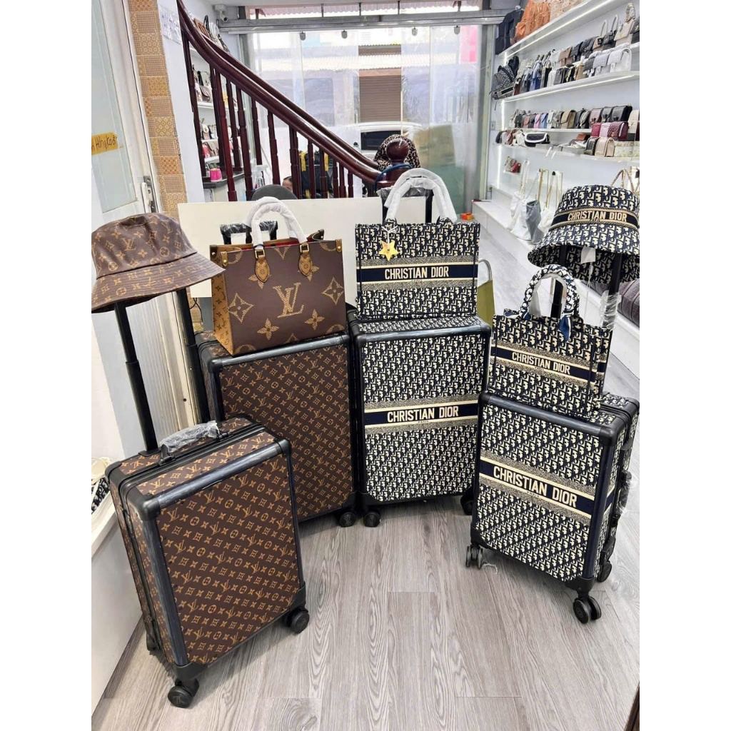 [Vali 79 ] Vali di/or LV Size 20/24/28 khung nhôm khoá sập TSA bảo mật tuyệt đối