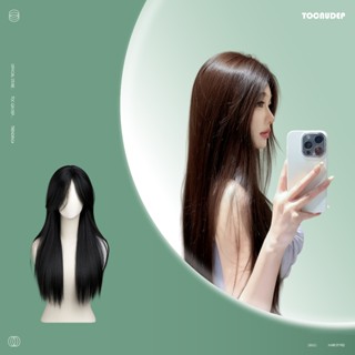 Tóc giả nữ nguyên đầu mái bay bay TN07 Tóc giả thẳng dài mái  Tặng lưới chụp TOCNUDEP Wig thẳng nhẹ nhàng