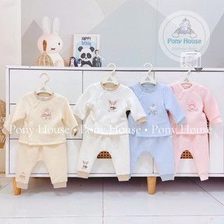  Bộ Sơ Sinh Dài Tay Dokma Cài Lệch Trần Bông Dày Dặn Quần Áo Dài Thu Đông Cho Bé Trai Bé Gái Sơ Sinh 