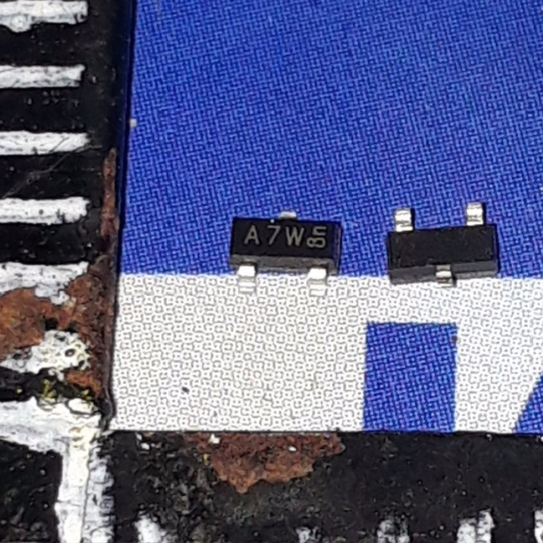 gói 20 con BAV99 A7W SOT-23 0.2A 70V diode xung đôi kde5002