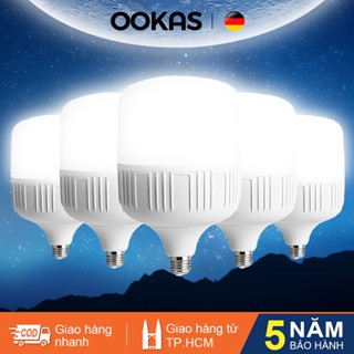  OOKAS Bóng đèn LED E27 40W 20W 10W Thích hợp cho bốn mùa Ánh sáng mềm mại và rộng 