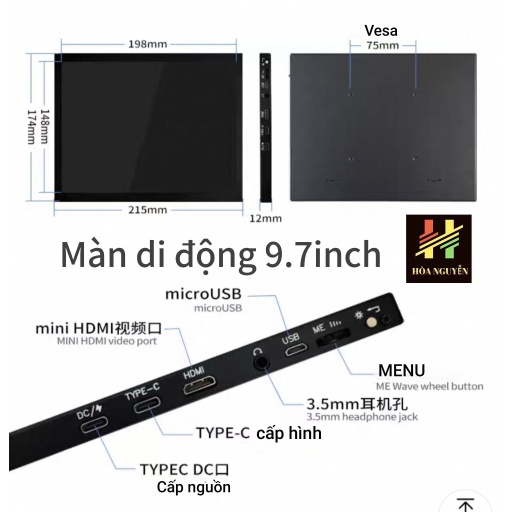 ( Hỏa tốc rẻ nhất) 9.7inch 2K cảm ứng 60hz tỷ lệ 4:3 | BigBuy360 - bigbuy360.vn