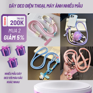 Dây Đeo Máy Ảnh, Điện Thoại Đa Năng Kèm Charm Kiti, Đeo Chéo, Đeo Ngực, Phụ Kiện Dây Đeo Điện Thoại