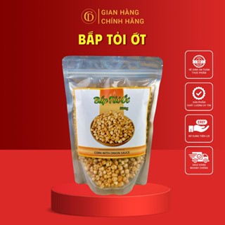  Bắp Sấy Tỏi Ớt   Chay Mặn Đều Dùng Được  - Túi 500Gram  Ngô Sấy Mắm -  Đầy Đủ Hồ Sơ Công Bố & Kiểm Nghiệm Sản Phẩm  