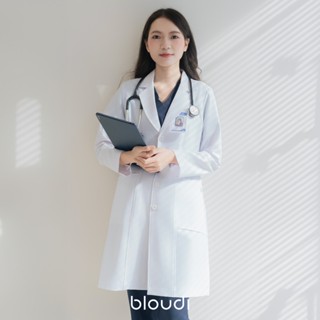 Áo Blouse Bác Sĩ Nữ Bloudi Essential Blouse đồng phục phòng khám, bác sỹ