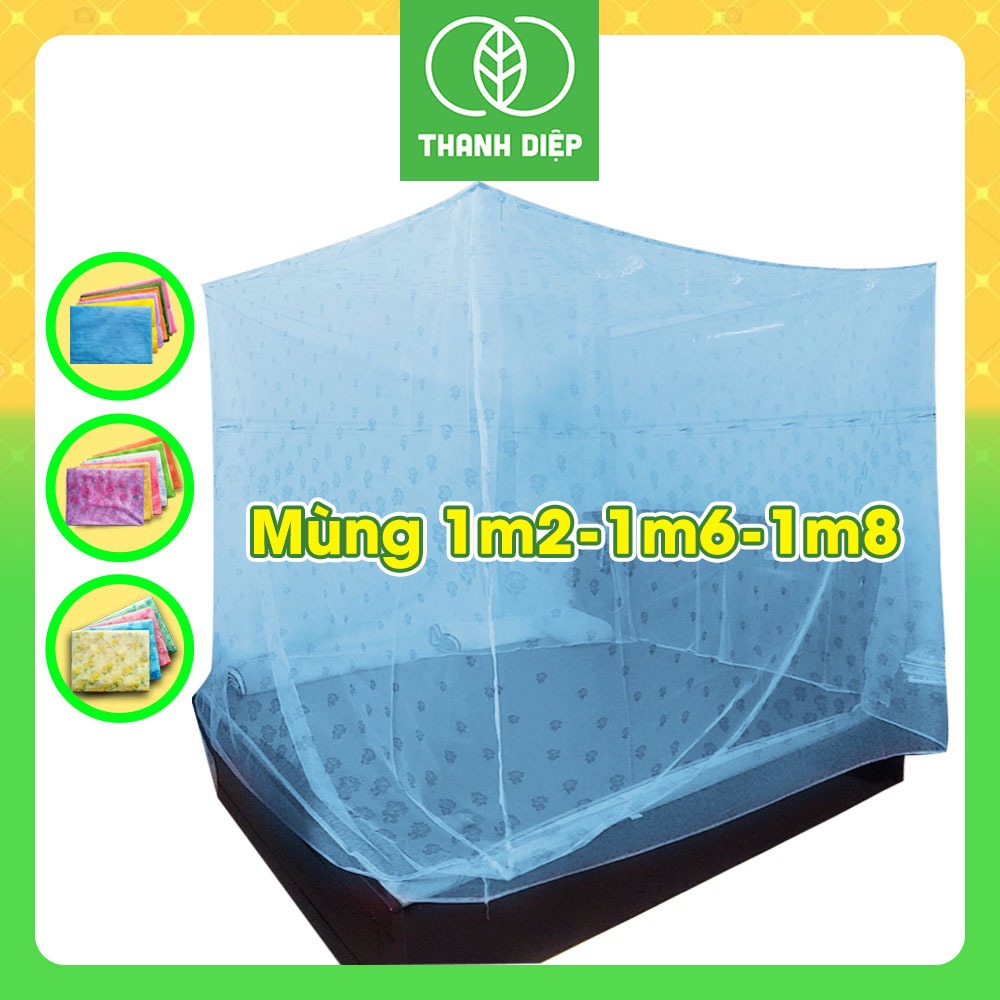 Mùng 1m2x2m, 1m6x2m, 1m8x2m cho giường đơn, giường đôi - Mùng mền Thanh Diệp