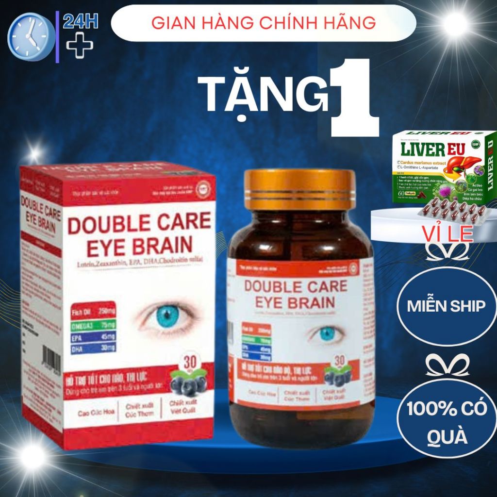 DOUBLE CARE EYE BRAIN – Dinh Dưỡng Cho Mắt Sáng, Não Khỏe
