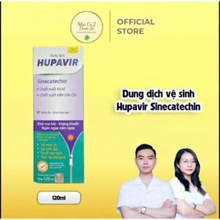 [Che tên] Dung dịch vệ sinh Hupavir Sinecatechin Clean lọ 120 ml rửa vệ sinh hàng ngày sạch sẽ, hỗ trợ giảm sùi, herpes