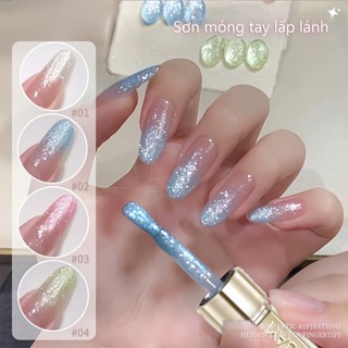  XEIJAYI 15ml Sơn móng tay dạng gel nhũ hồng kích thước mới bóng lâu trôi hoàn hảo cho tiệm làm móng và làm quà tặng ng 