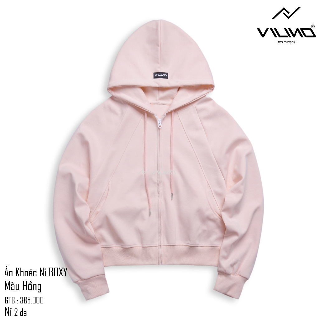 Áo khoác nỉ 2 da - BOXY LỬNG  - 2025