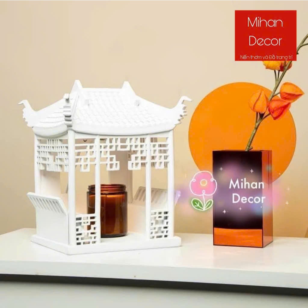 Đèn Đốt Nến Thơm Phòng Khách Và Phòng Ngủ, Xông Tinh Dầu Điện Tử Trang Trí Có Hẹn Giờ