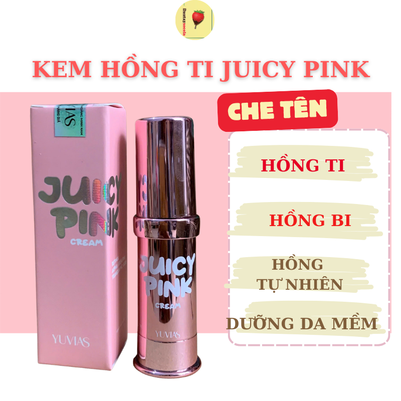 Kem Làm Hồng Nhũ Hoa YUVIAS JUICY PINK Tuýp 7ml
