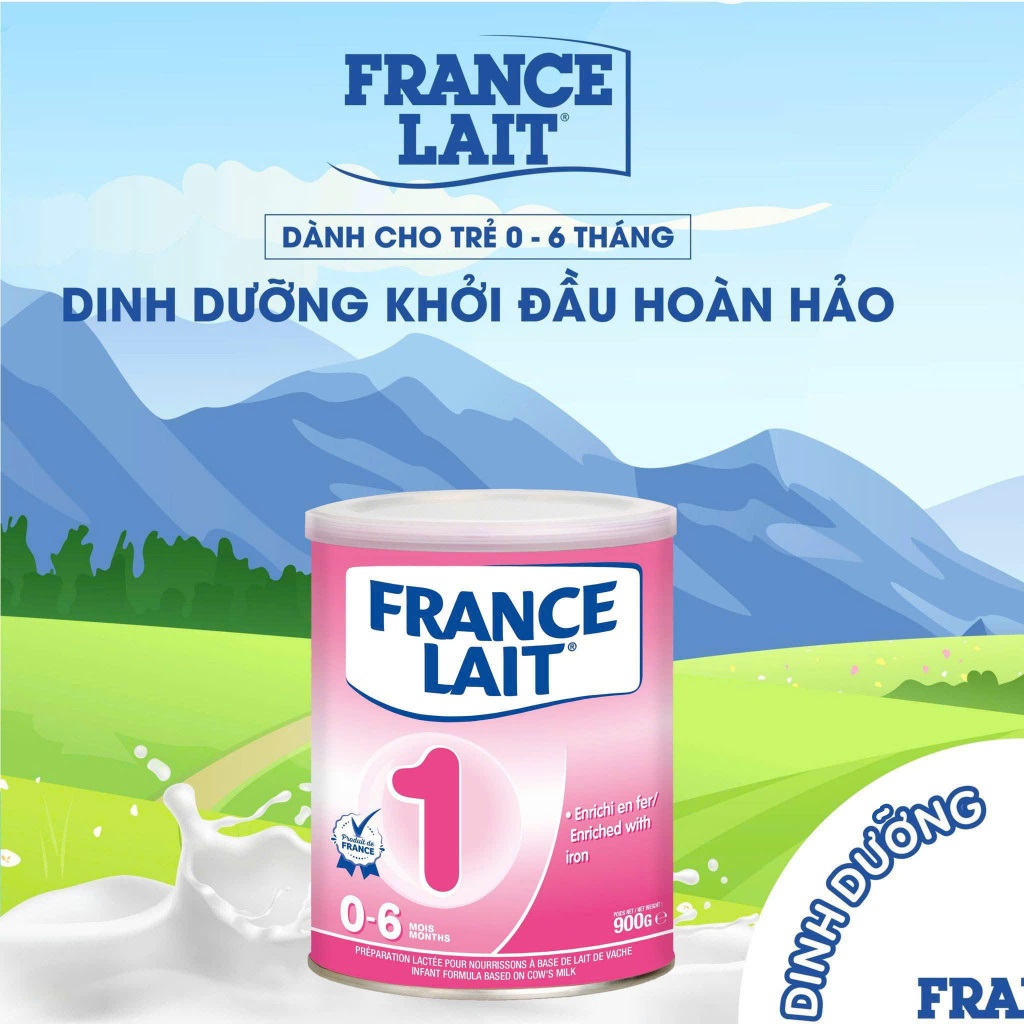 SỮA FRANCE LAIT SỐ 1 DINH DƯỠNG KHỞI ĐẦU HOÀN HẢO