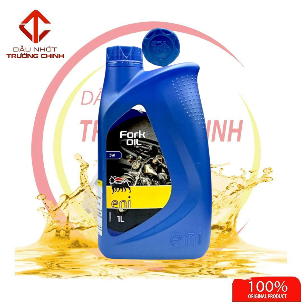 Dầu phuộc nhún Eni Fork Oil 5W 1L Tem 2 lớp hàng nhập Ý
