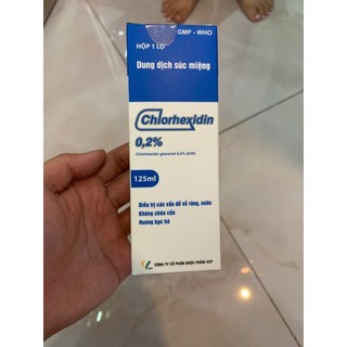 DUNG DỊCH SÚC MIỆNG CHLORHEXIDINE 0.2%