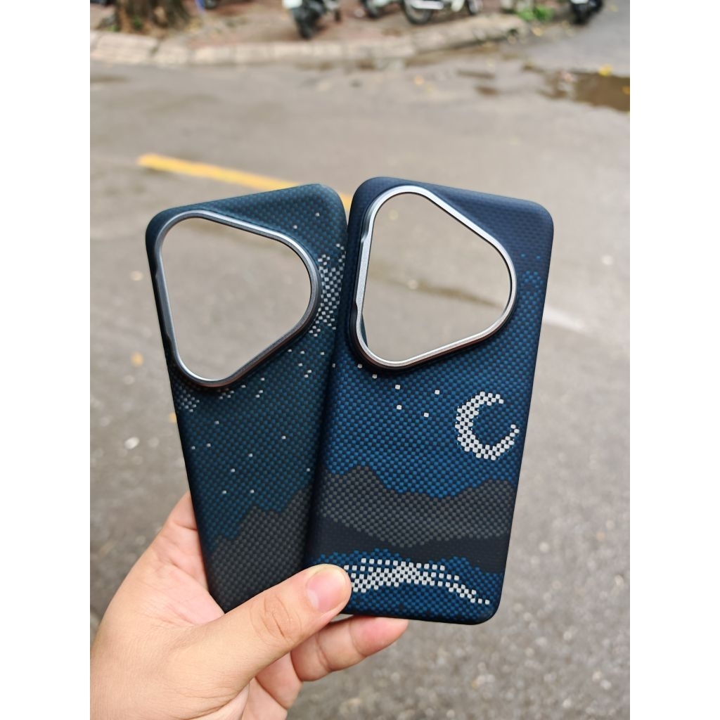 huawei pura 80 ultra ốp carbon sợi kevlar cao cấp