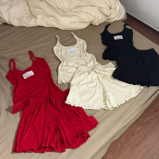 DEVONLTD Set Bộ Cotton 2 Món Chất Liệu Vải Thun Co Giãn