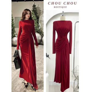  Đầm Body Dáng Dài  Xẻ Tà Xoắn Eo Sexy Dự Tiệc Sang Chảnh Váy Body Tôn Dáng Thiết Kế Cao Cấp   kèm ảnh thật   