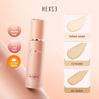   BẢN MỚI  Kem nền  lâu trôi HEXZE 30ml SPF39 PA+++ nâng tone tự nhiên kháng nước kháng mồ hôi 