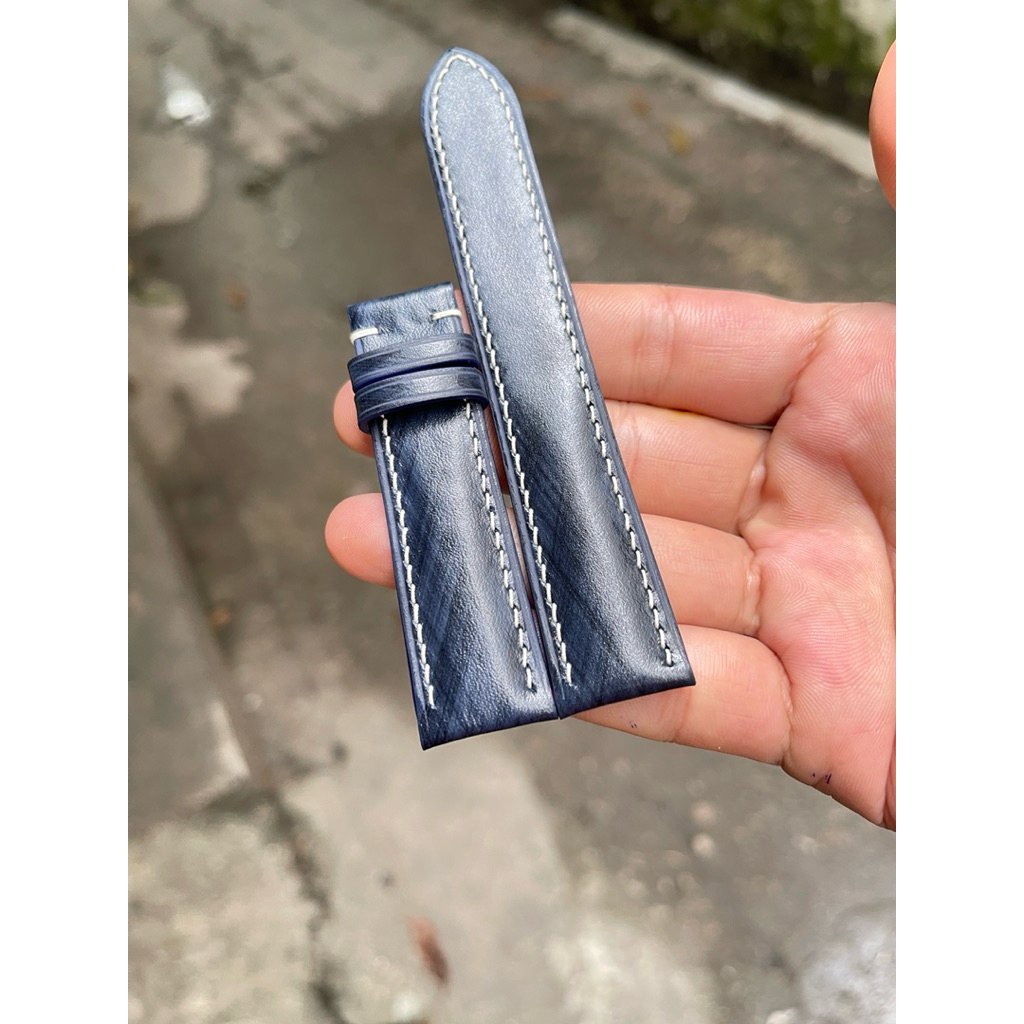 Dây da đồng hồ Handmade da bò Pullup nhập khẩu