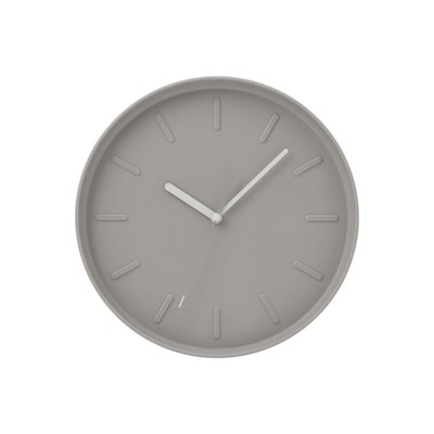 MUJI Đồng Hồ Analog Treo Tường size M (Xám/Be)