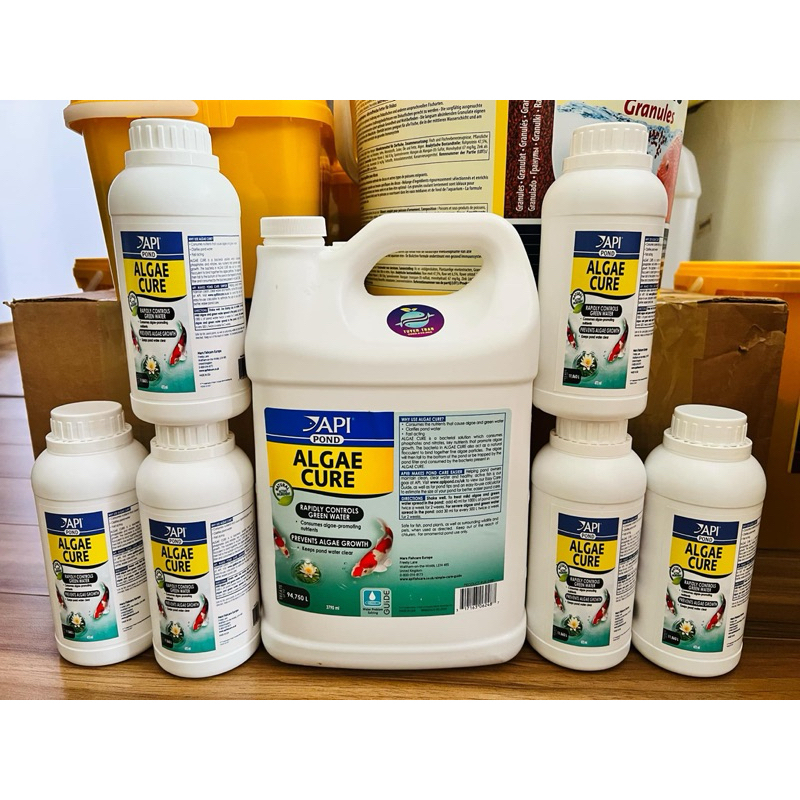 API ALGAE CURE POND- 500ml- Công nghệ Hóa Sinh phân huỷ phân cá, mùn bã