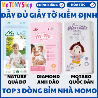 [Quà Nhỏ]Bỉm Tã Dán/Quần MomoTARO/Momo DIAMOND/Momo NATURE Đủ Size (Giá 1 Bịch)