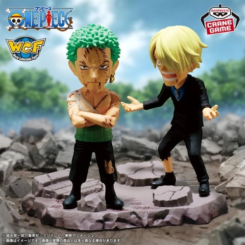 Mô hình WCF Logstories Zoro & Sanji chính hãng Bandai nội địa Nhật