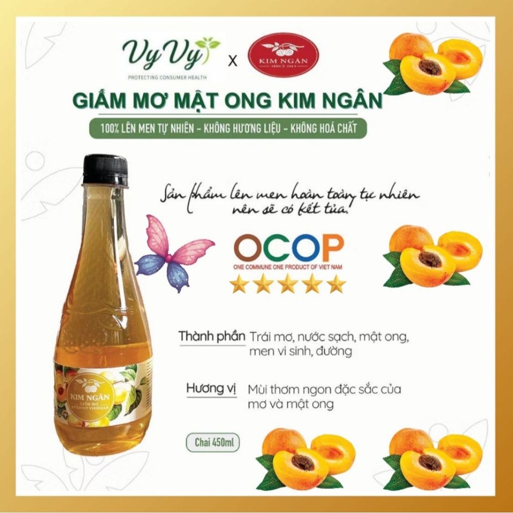 GIẤM MƠ [ KIM NGÂN ] ĐẠT CHUẨN OCOP