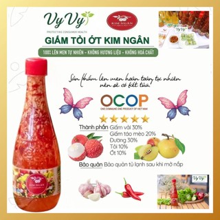 GIẤM TỎI ỚT [ KIM NGÂN ]  ĐẠT CHUẨN OCOP